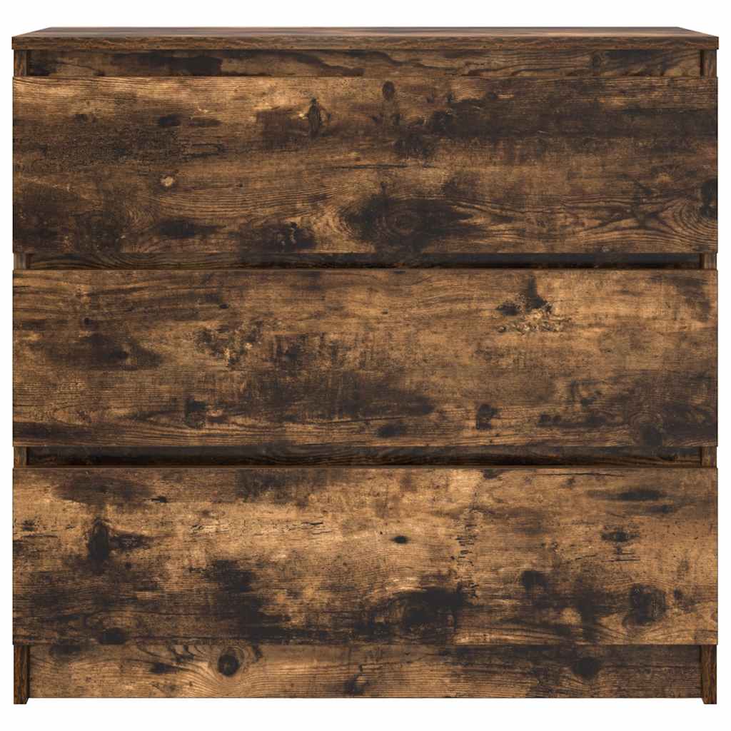 Bufetă Stejar afumat 80x35x76 cm Lemn prelucrat GartenMobel Dekor