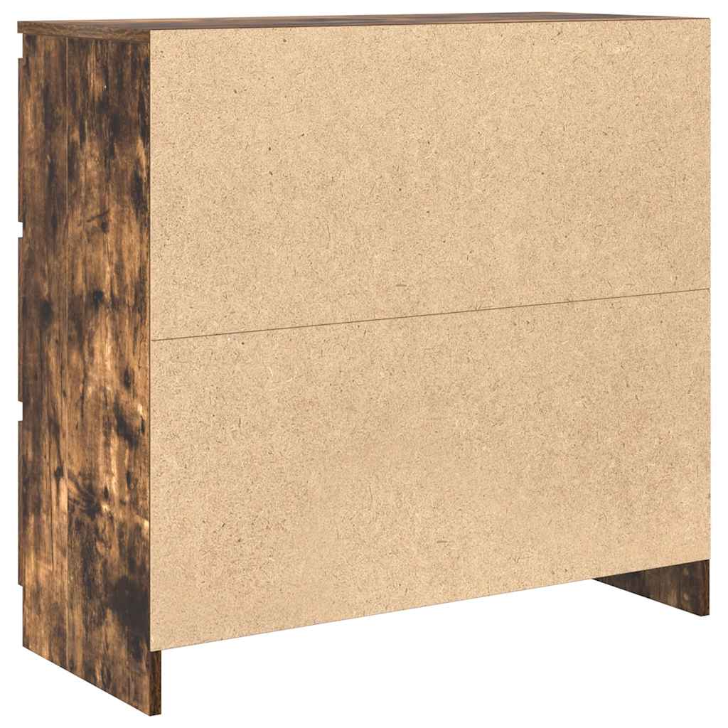 Bufetă Stejar afumat 80x35x76 cm Lemn prelucrat GartenMobel Dekor