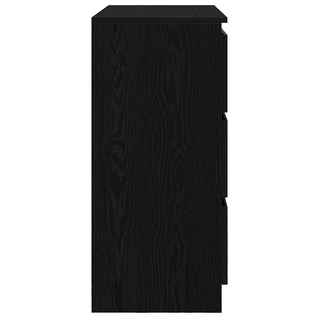 Bufetă Stejar negru 80x35x76 cm Lemn prelucrat GartenMobel Dekor