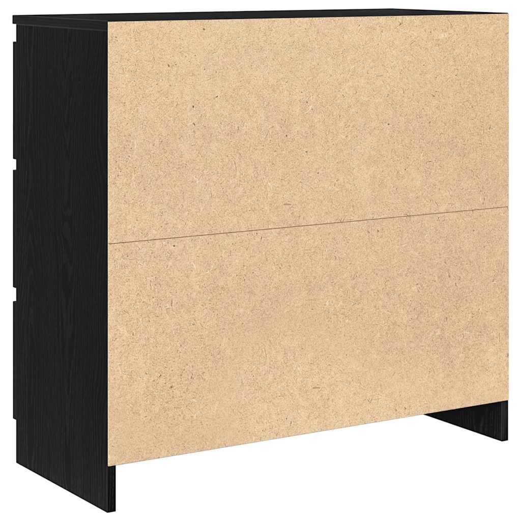 Bufetă Stejar negru 80x35x76 cm Lemn prelucrat GartenMobel Dekor
