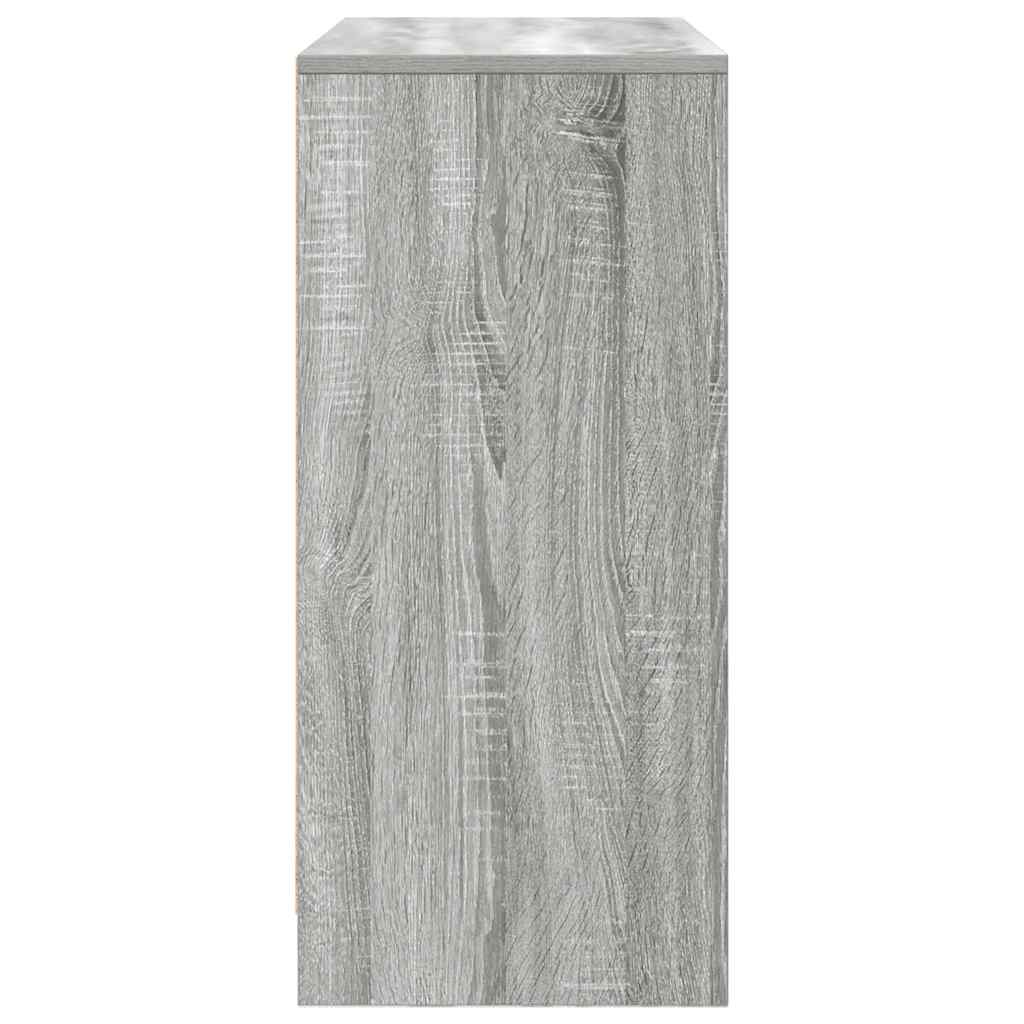 Bufetă cu sertare și uși Gri Sonoma 70,5x34x74,5 cm GartenMobel Dekor