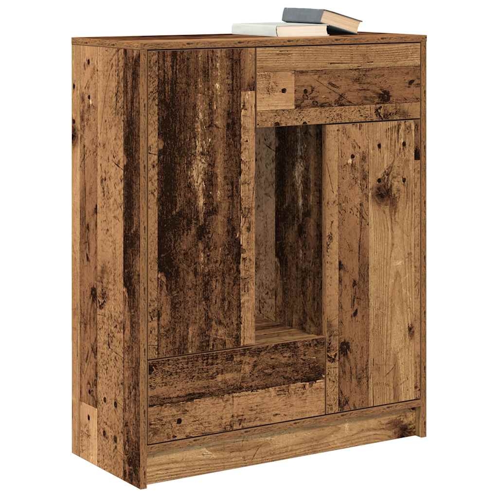 Bufetă cu sertare și uși Lemn vechi 73x31x90 cm GartenMobel Dekor