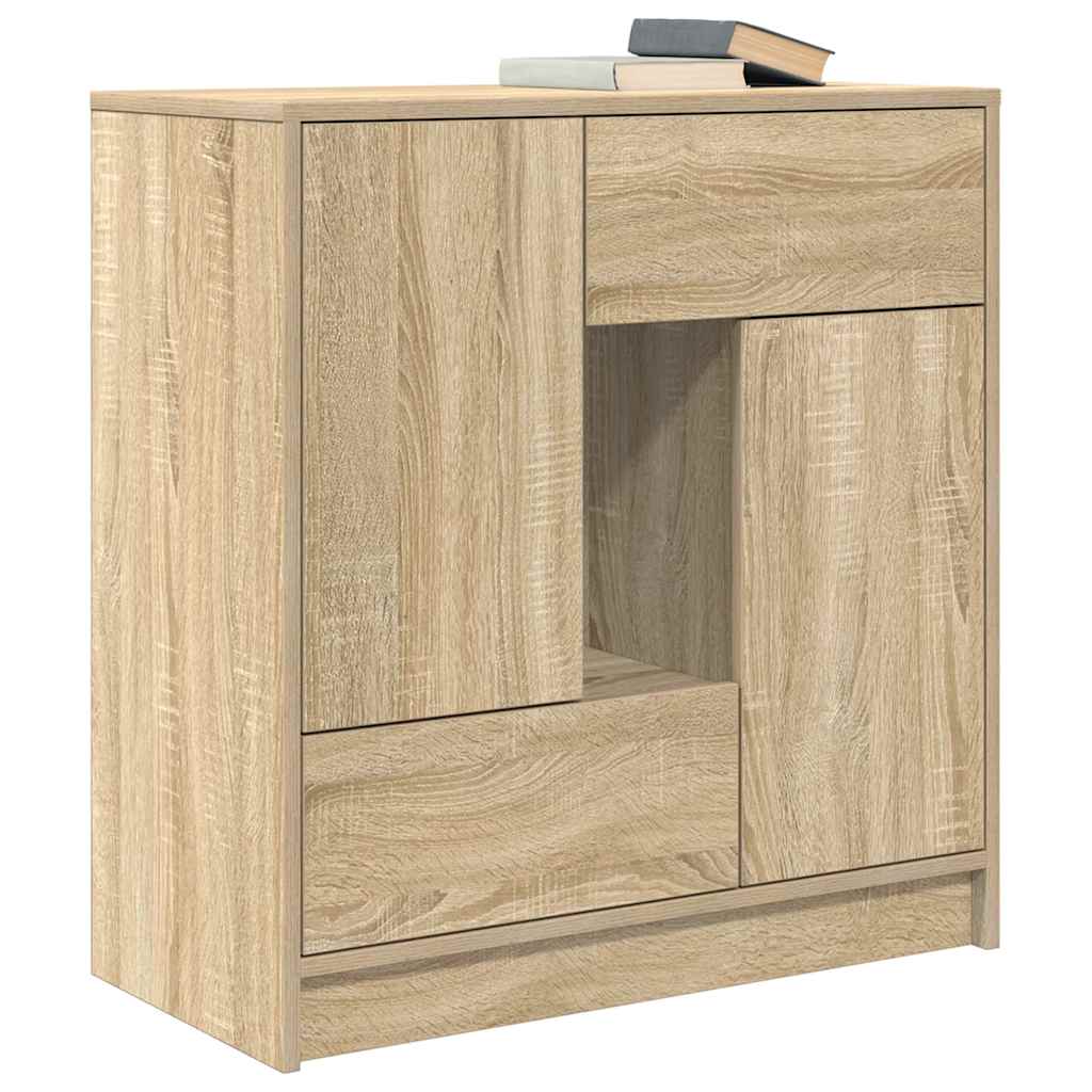Bufetă cu sertare și uși Stejar Sonoma 70,5x34x74,5 cm GartenMobel Dekor