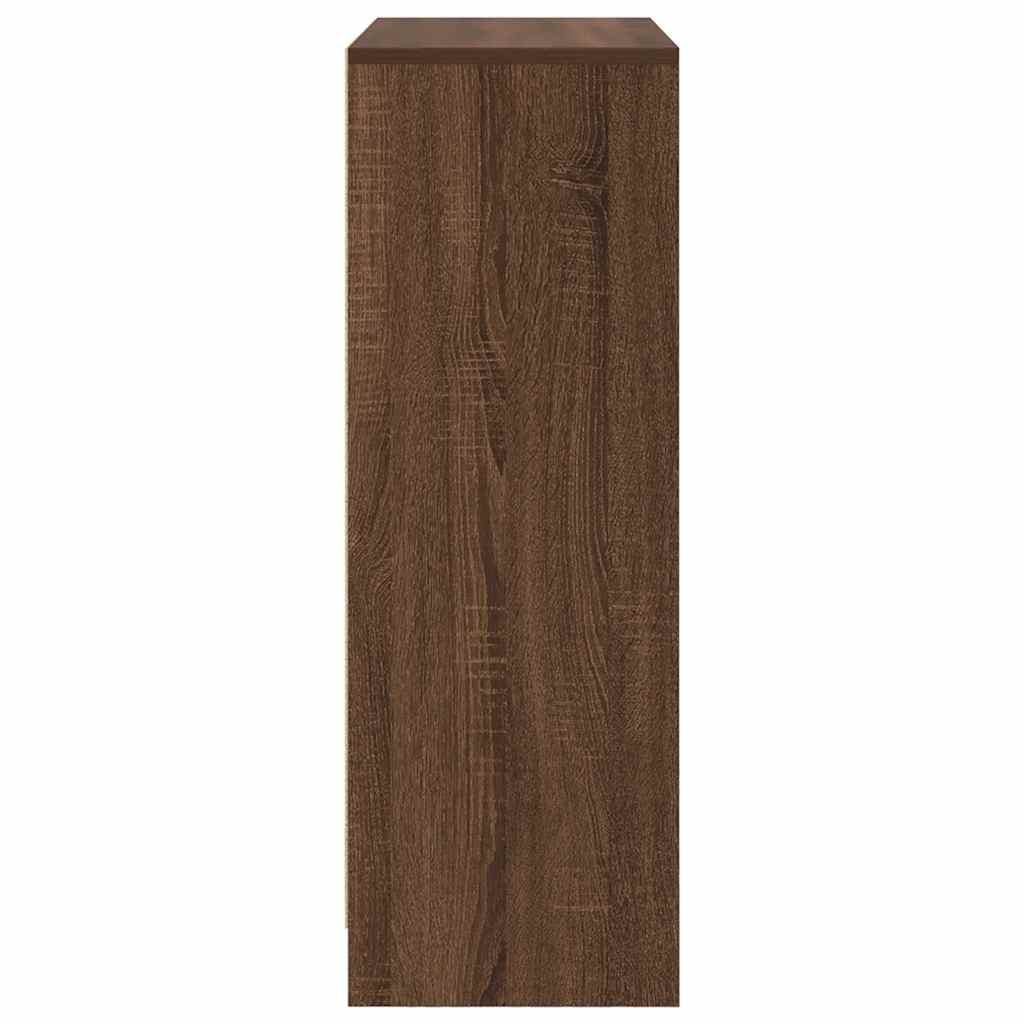 Bufetă cu sertare și uși Stejar maro 73x31x90 cm GartenMobel Dekor