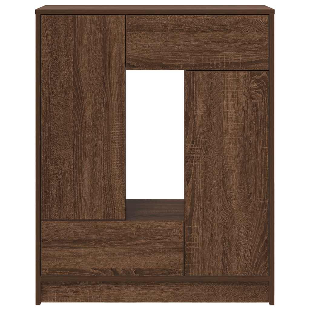Bufetă cu sertare și uși Stejar maro 73x31x90 cm GartenMobel Dekor