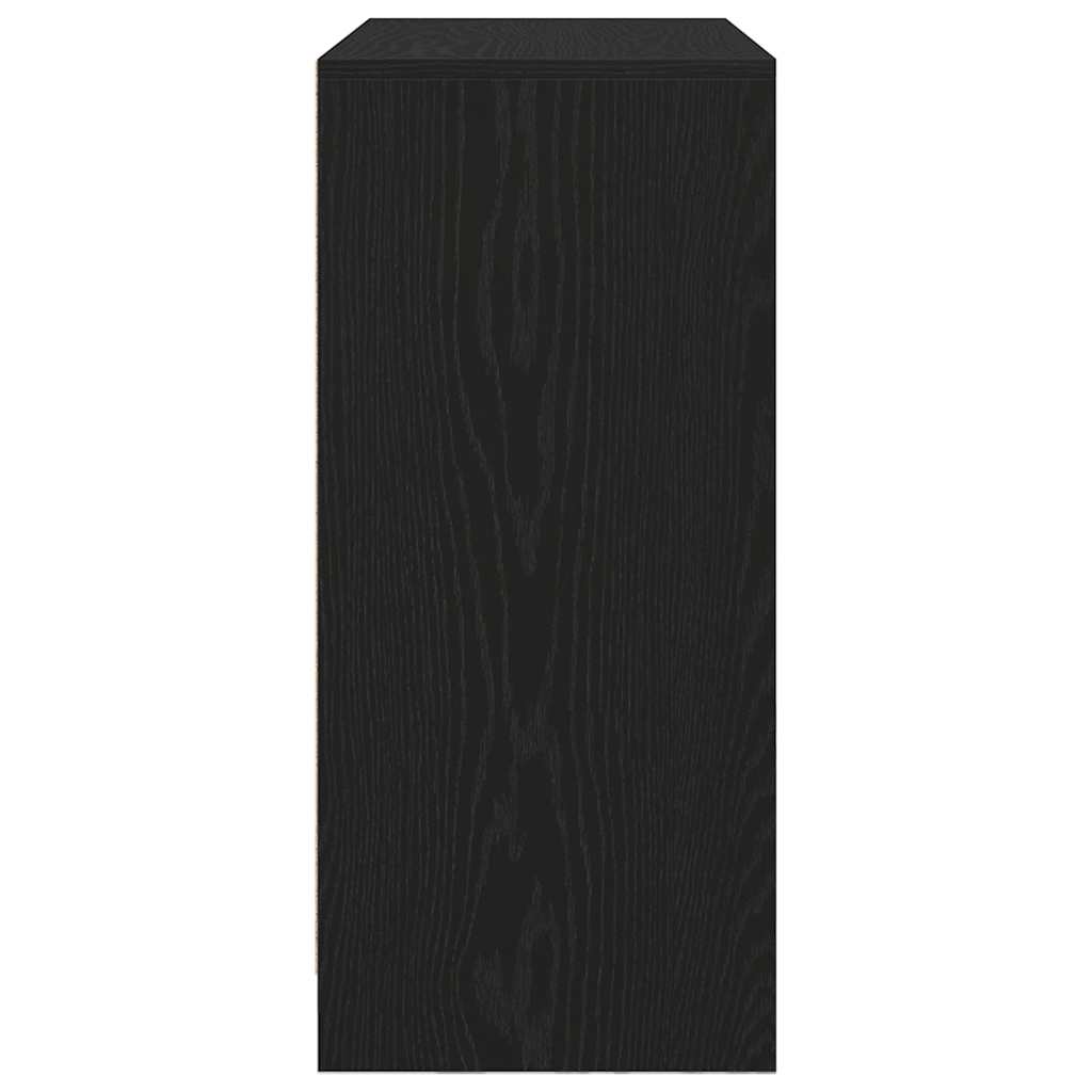 Bufetă cu sertare și uși Stejar negru 70,5x34x74,5 cm GartenMobel Dekor