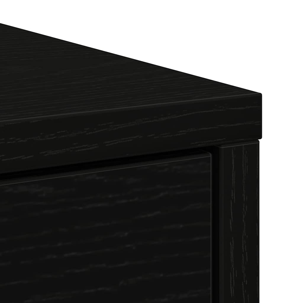 Bufetă cu sertare și uși Stejar negru 73x31x90 cm GartenMobel Dekor