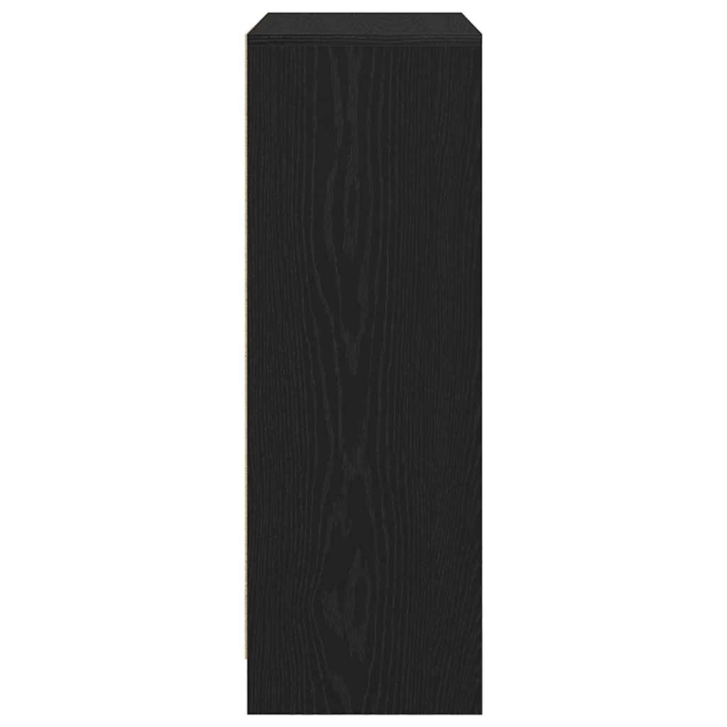 Bufetă cu sertare și uși Stejar negru 73x31x90 cm GartenMobel Dekor