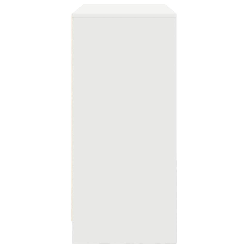 Bufetă cu sertare și uși alb 70,5x34x74,5 cm GartenMobel Dekor