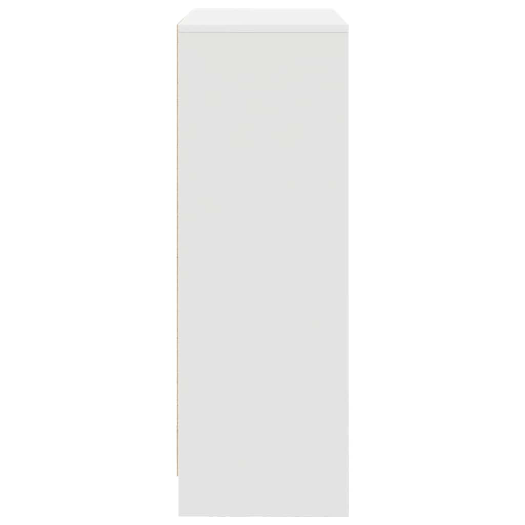 Bufetă cu sertare și uși alb 73x31x90 cm GartenMobel Dekor