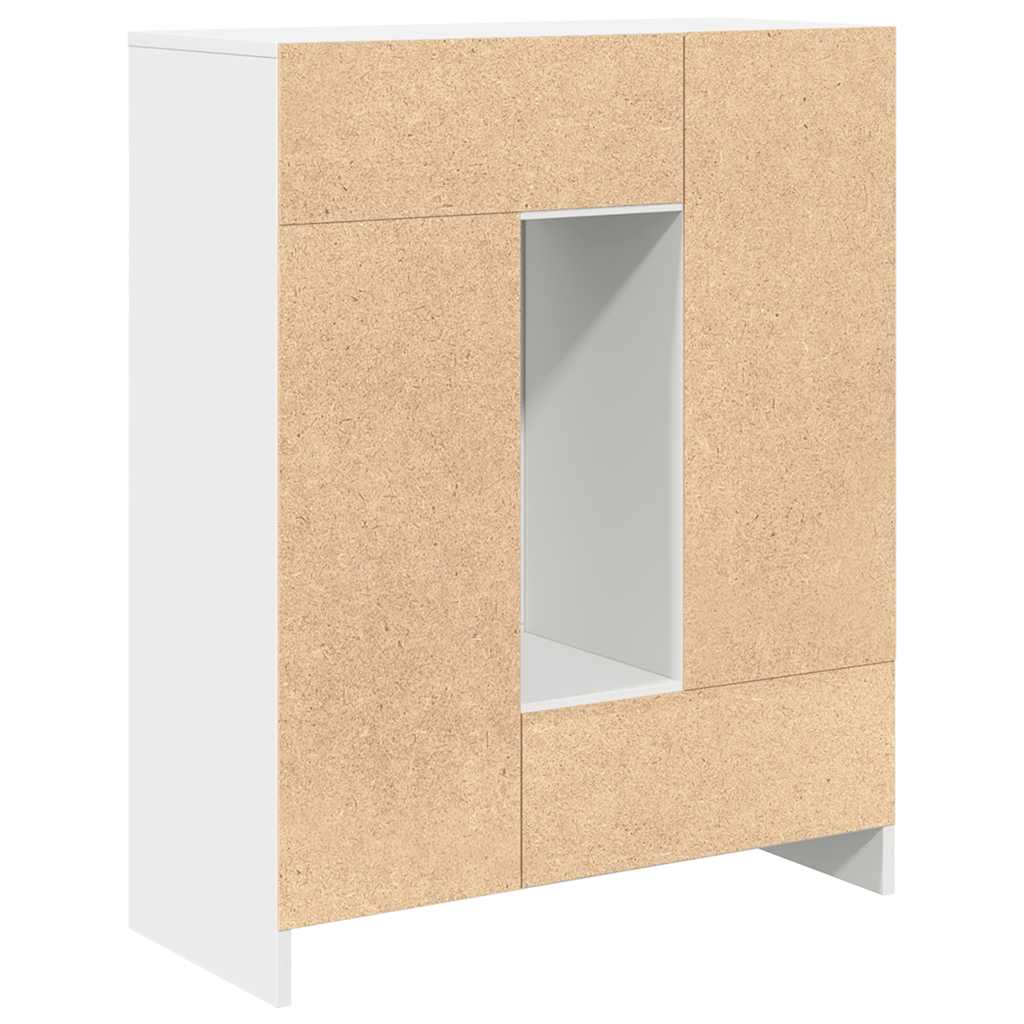 Bufetă cu sertare și uși alb 73x31x90 cm GartenMobel Dekor