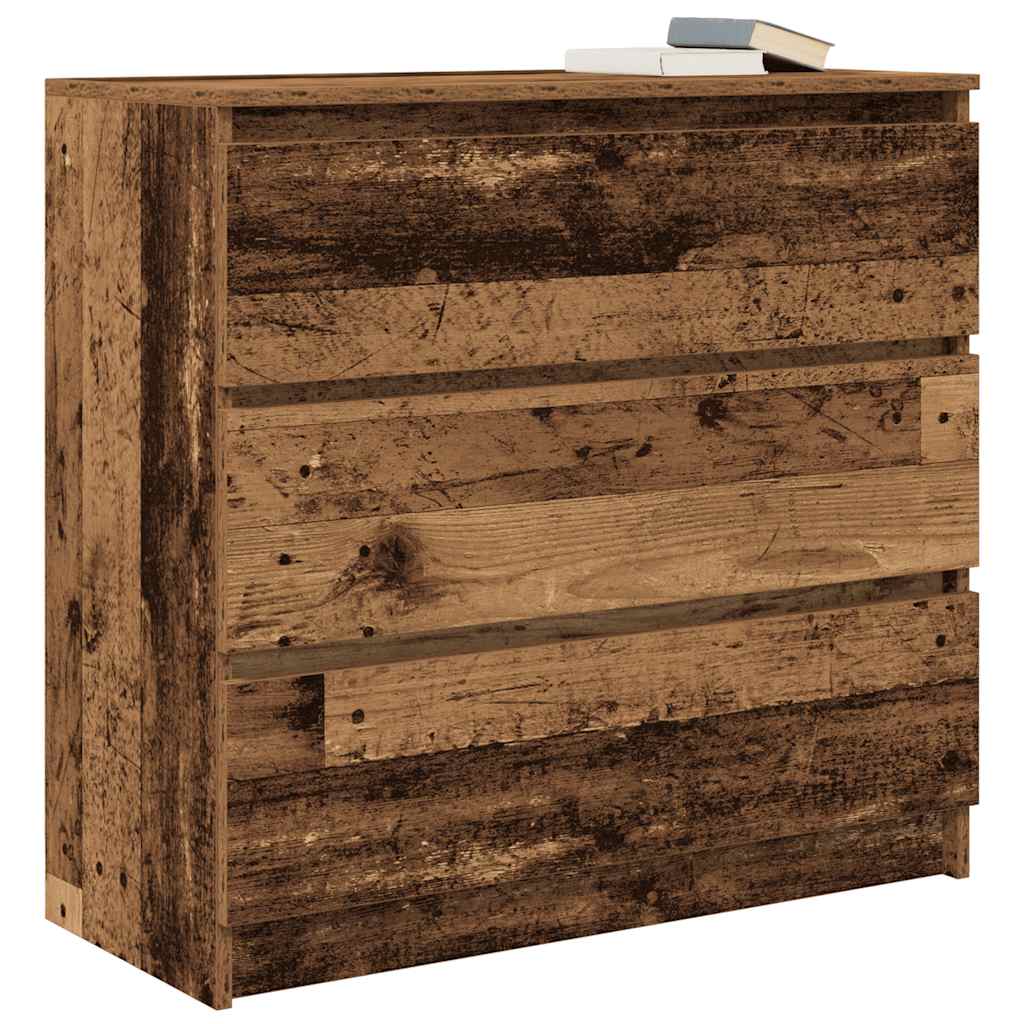 Bufetă din lemn vechi 80x35x76 cm din lemn prelucrat GartenMobel Dekor