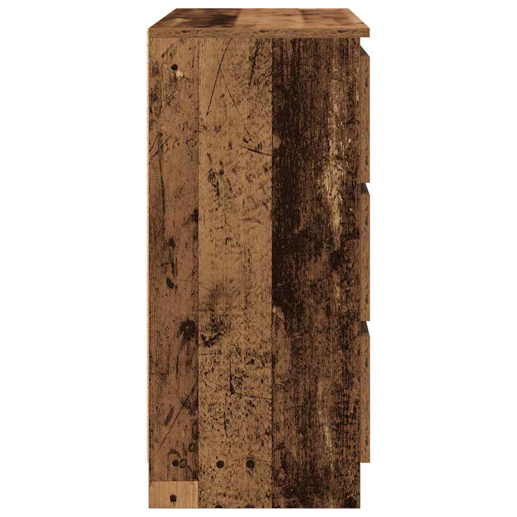 Bufetă din lemn vechi 80x35x76 cm din lemn prelucrat GartenMobel Dekor