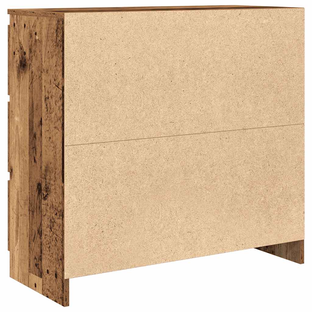 Bufetă din lemn vechi 80x35x76 cm din lemn prelucrat GartenMobel Dekor