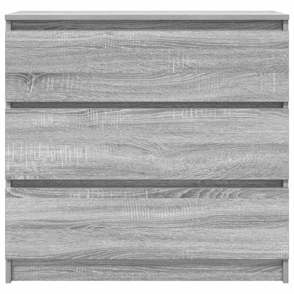 Bufetă gri Sonoma 80x35x76 cm Lemn prelucrat GartenMobel Dekor