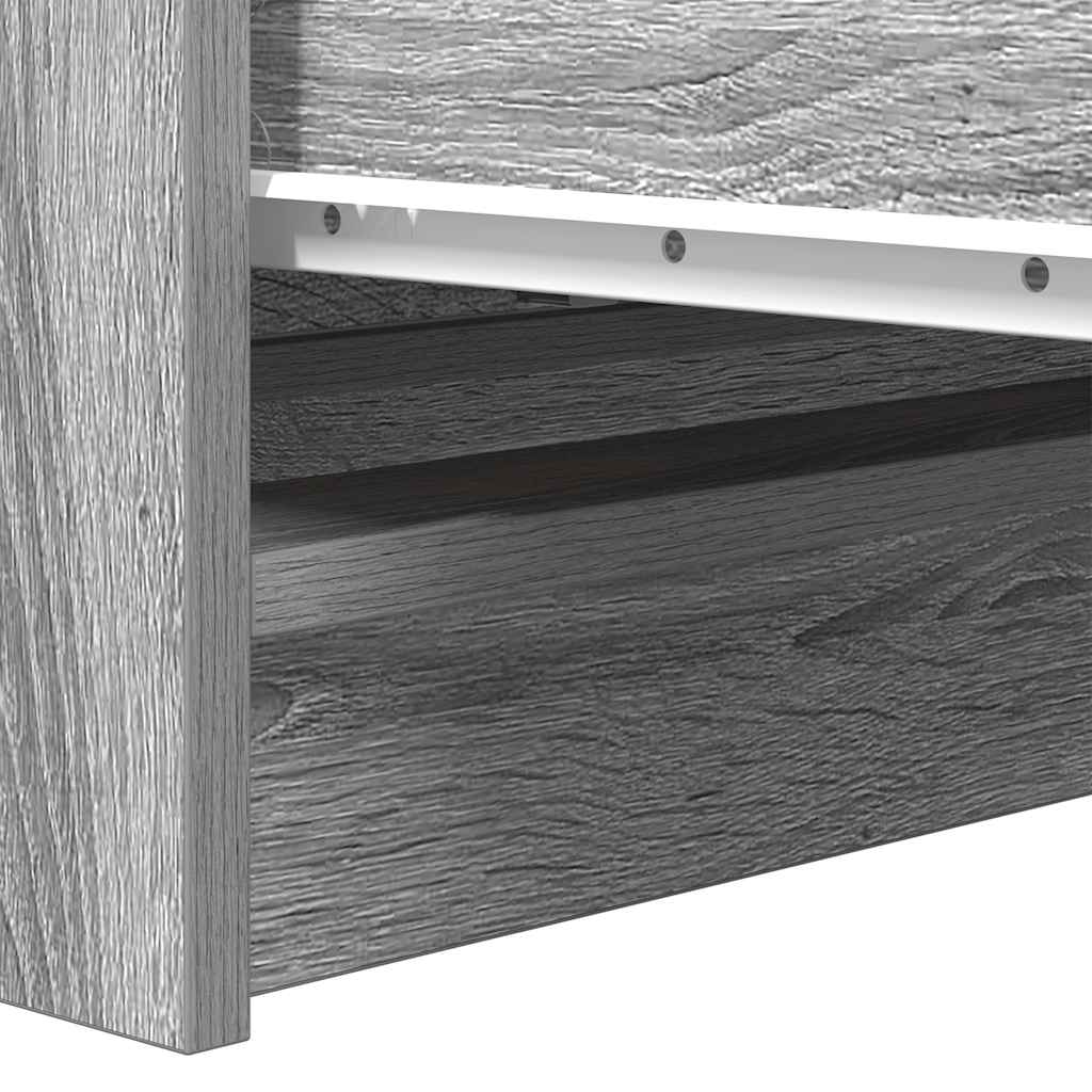 Bufetă gri Sonoma 80x35x76 cm Lemn prelucrat GartenMobel Dekor