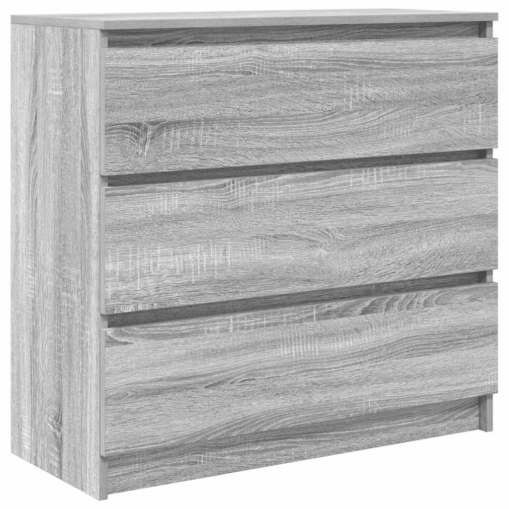 Bufetă gri Sonoma 80x35x76 cm Lemn prelucrat GartenMobel Dekor