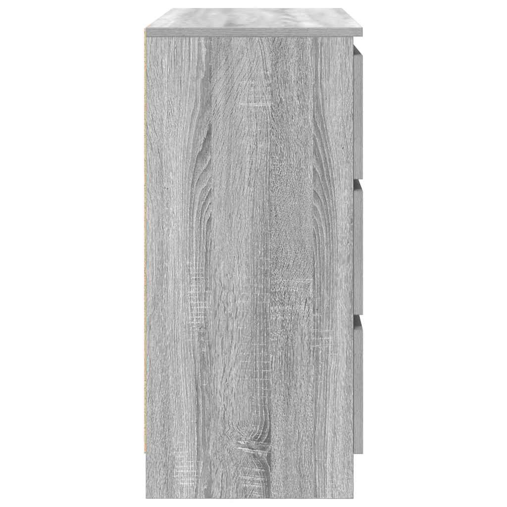 Bufetă gri Sonoma 80x35x76 cm Lemn prelucrat GartenMobel Dekor