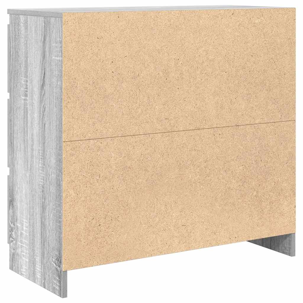 Bufetă gri Sonoma 80x35x76 cm Lemn prelucrat GartenMobel Dekor