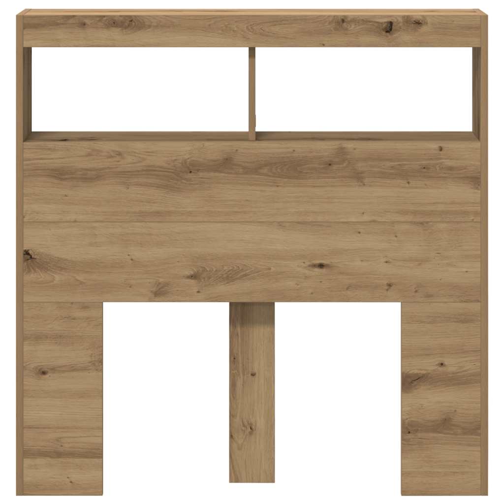 Dulap pentru tăblie cu LED Stejar Artisan 100x17x102 cm GartenMobel Dekor