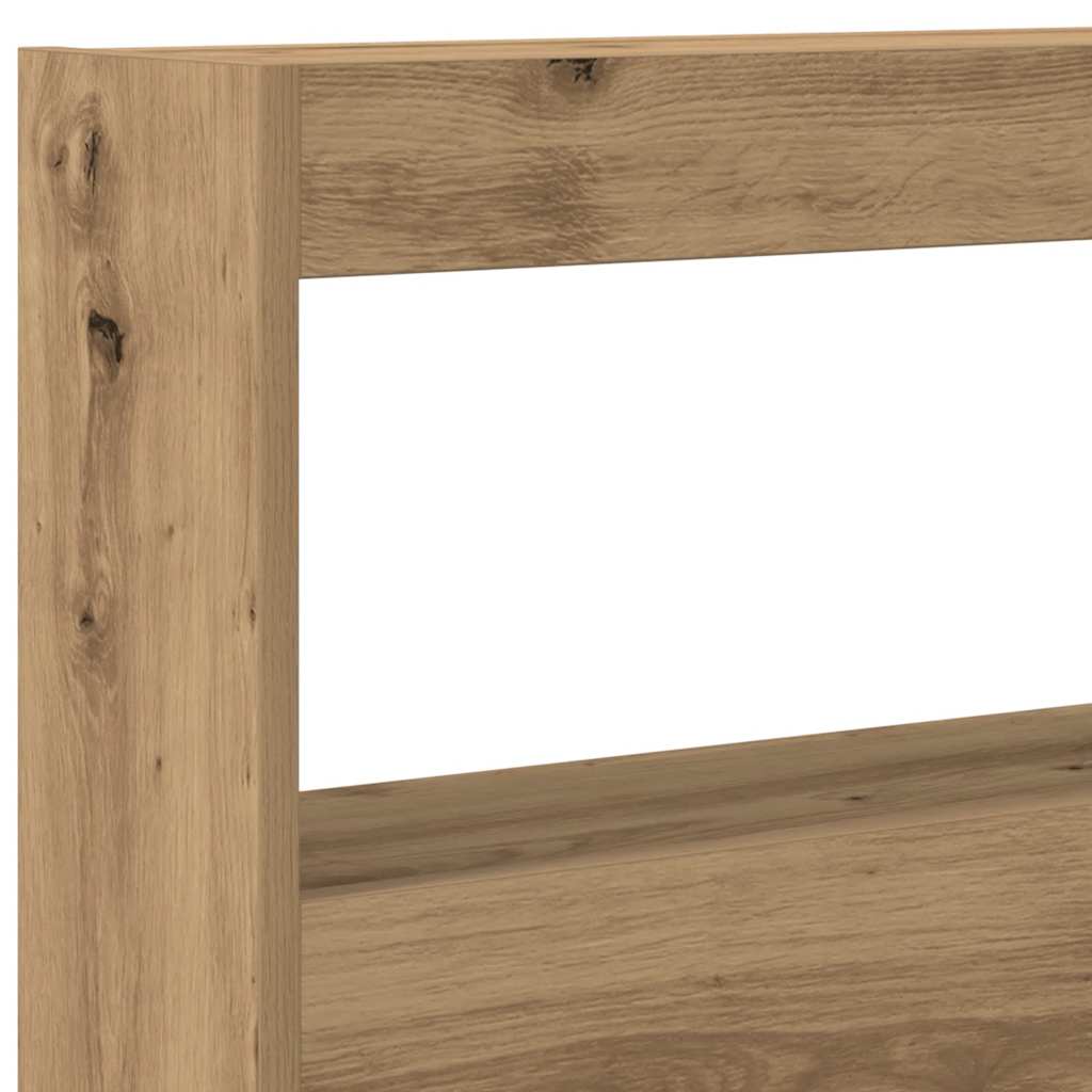 Dulap pentru tăblie cu LED Stejar Artisan 160x17x102 cm GartenMobel Dekor
