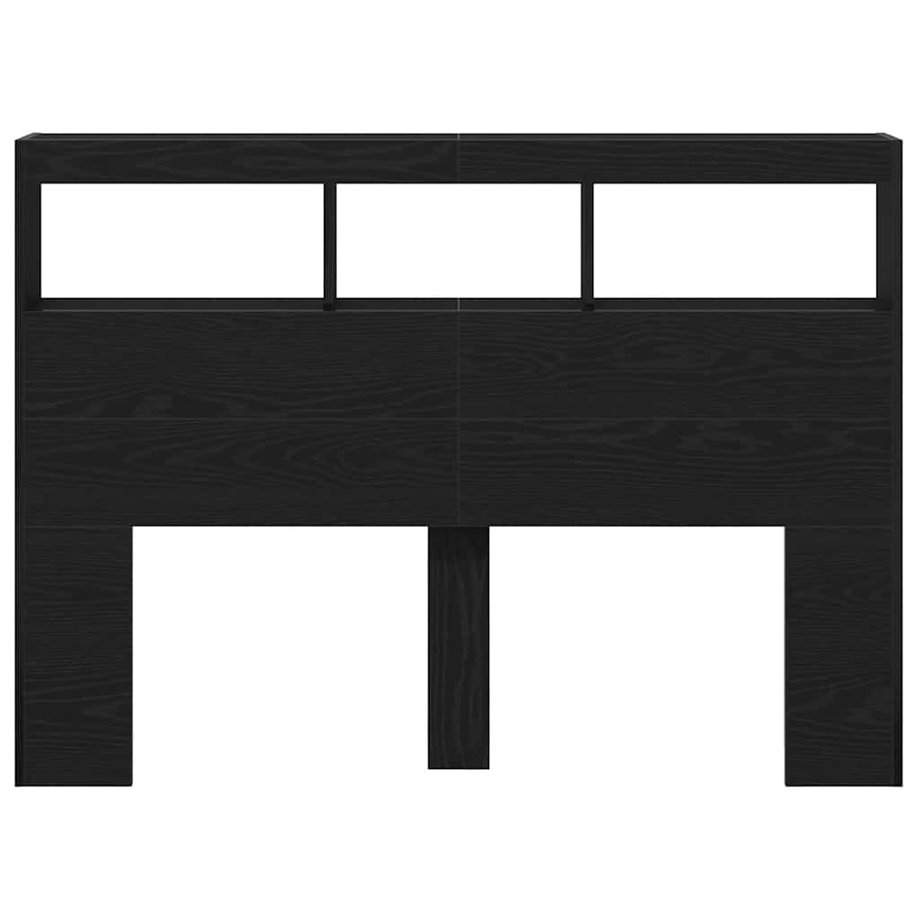 Dulap pentru tăblie cu LED Stejar negru 140x17x102 cm GartenMobel Dekor