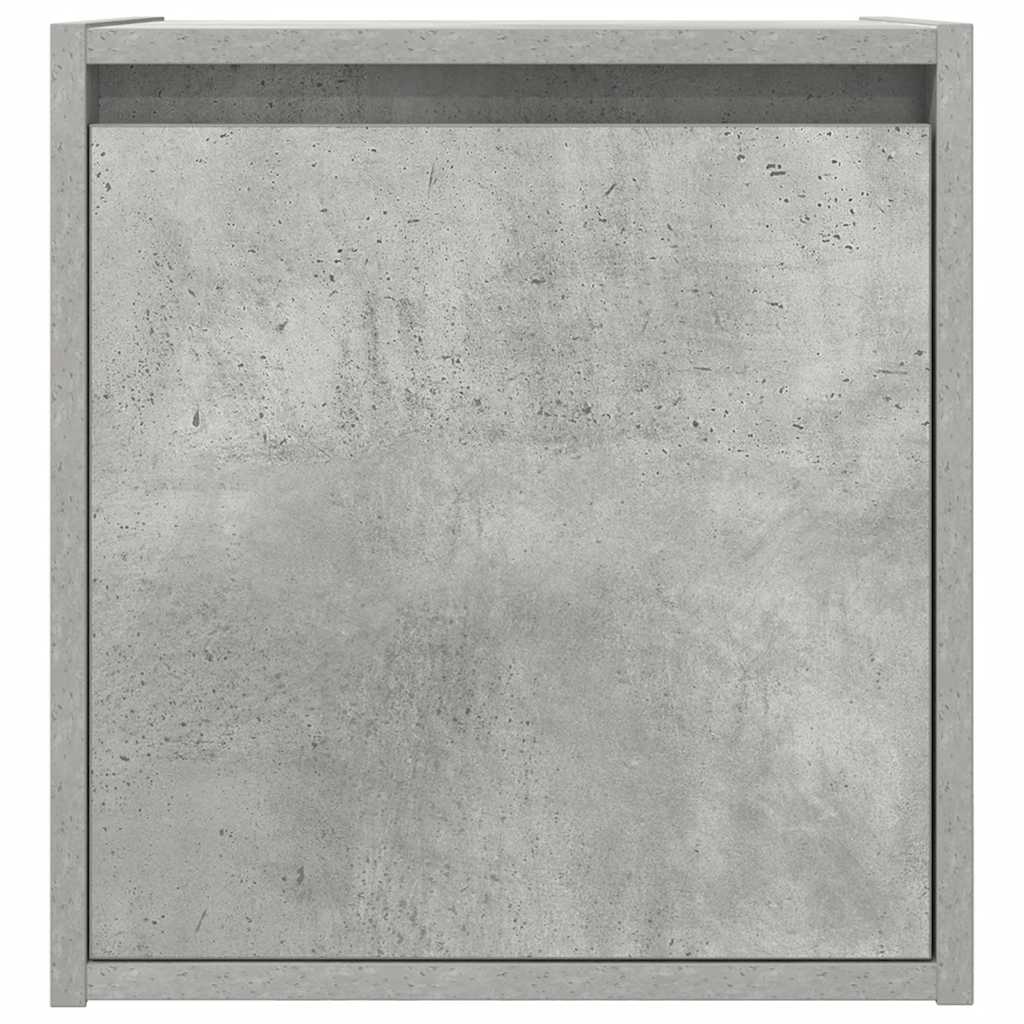 Noptiera de perete gri beton 38x34x40 cm GartenMobel Dekor