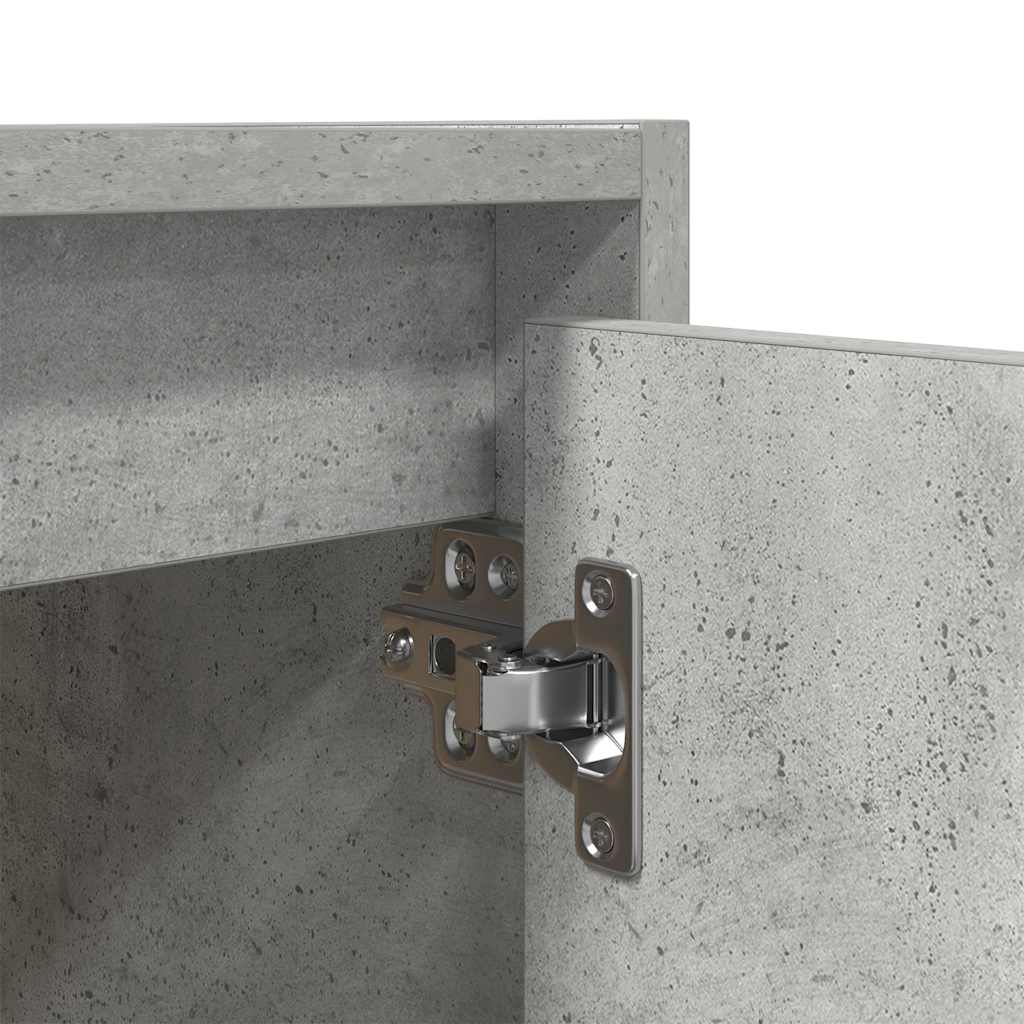 Noptiera de perete gri beton 38x34x40 cm GartenMobel Dekor