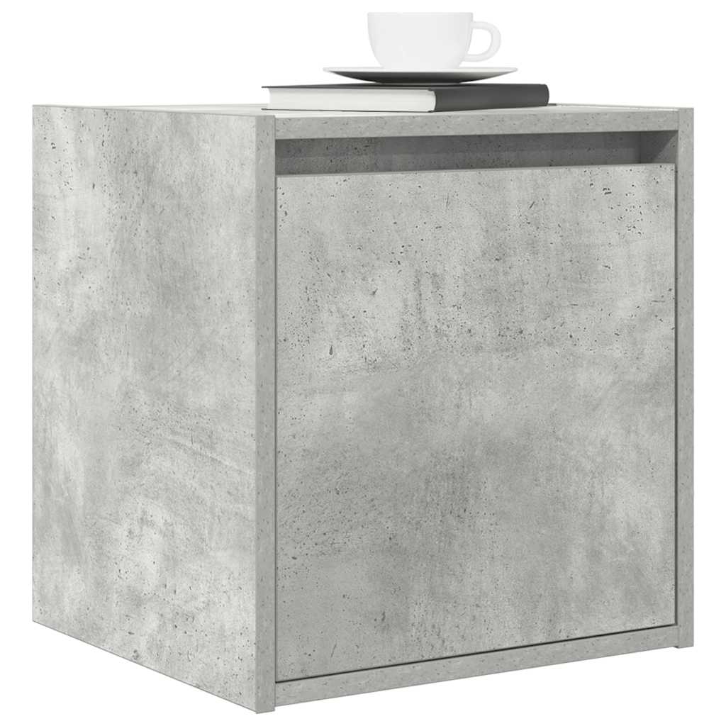 Noptiera de perete gri beton 38x34x40 cm GartenMobel Dekor