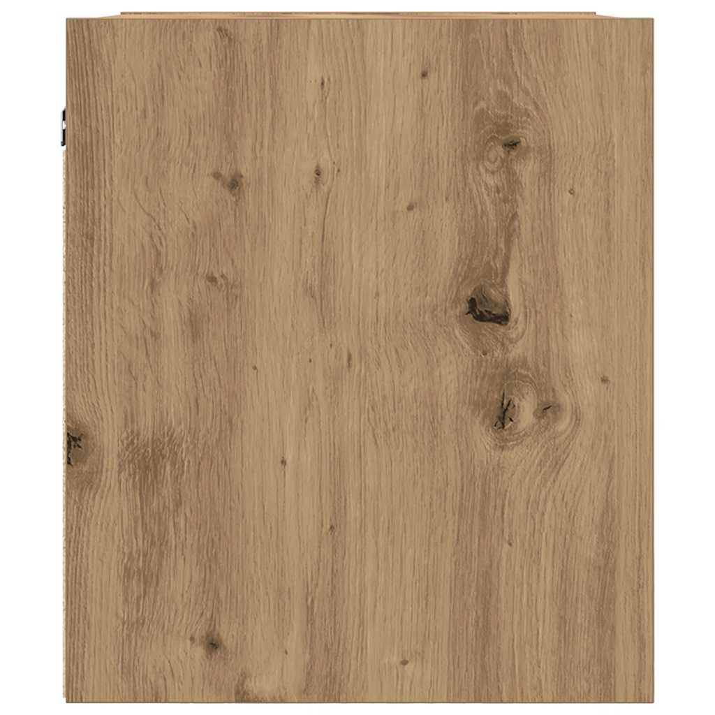 Noptiera montata pe perete Stejar Artizanal 38x34x40 cm GartenMobel Dekor