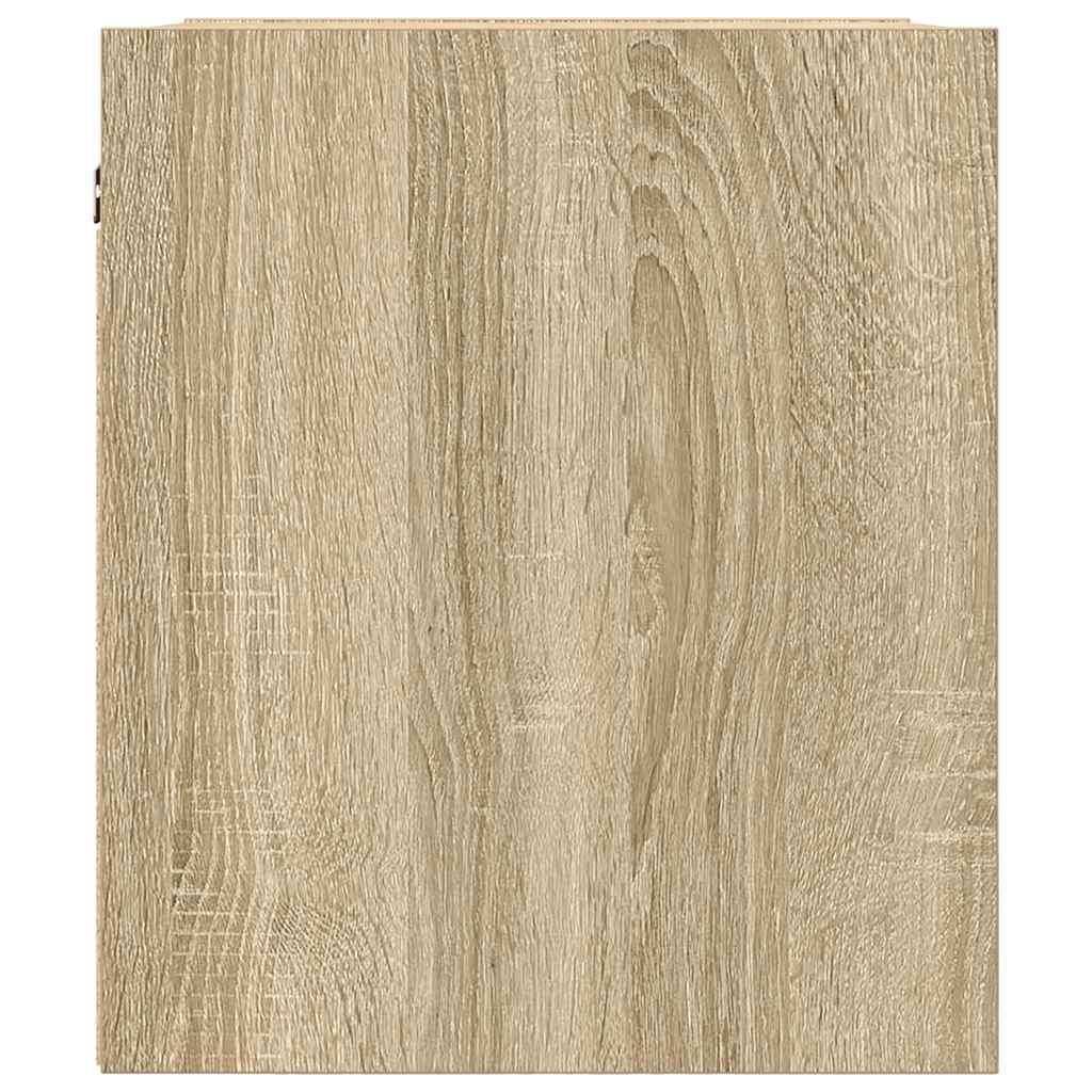 Noptiera montata pe perete Stejar Sonoma 38x34x40 cm GartenMobel Dekor