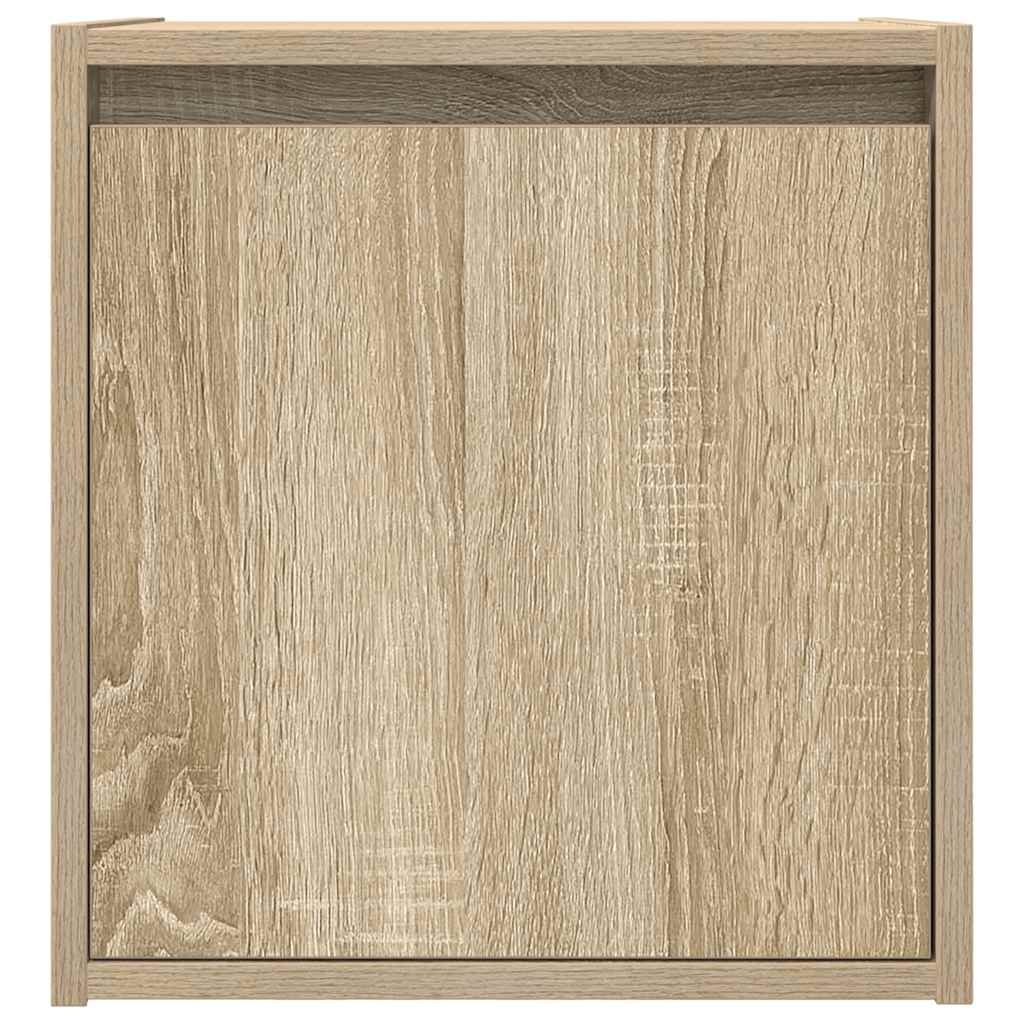 Noptiera montata pe perete Stejar Sonoma 38x34x40 cm GartenMobel Dekor