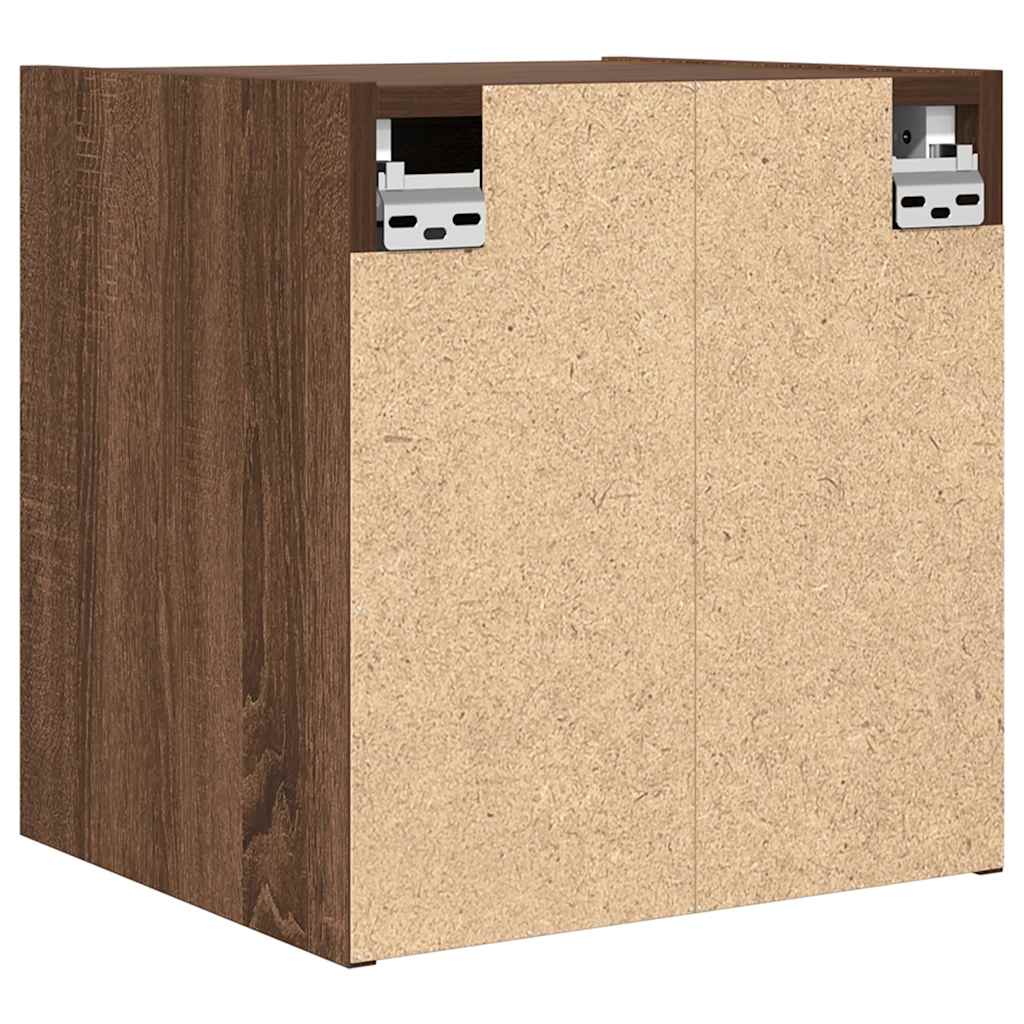 Noptiera montata pe perete Stejar maro 38x34x40 cm GartenMobel Dekor