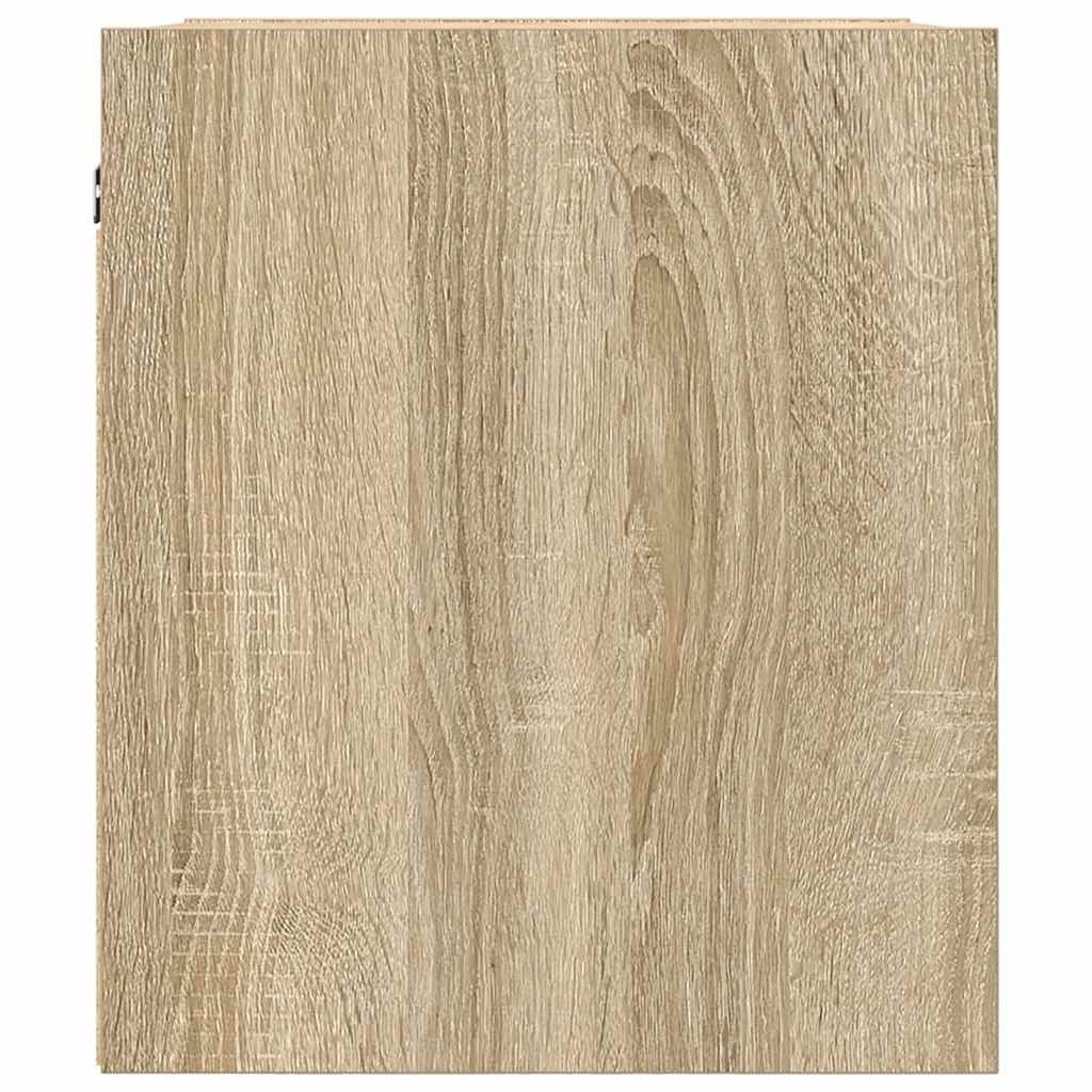 Noptiere montate pe perete 2 buc Stejar Sonoma 38x34x40 cm GartenMobel Dekor