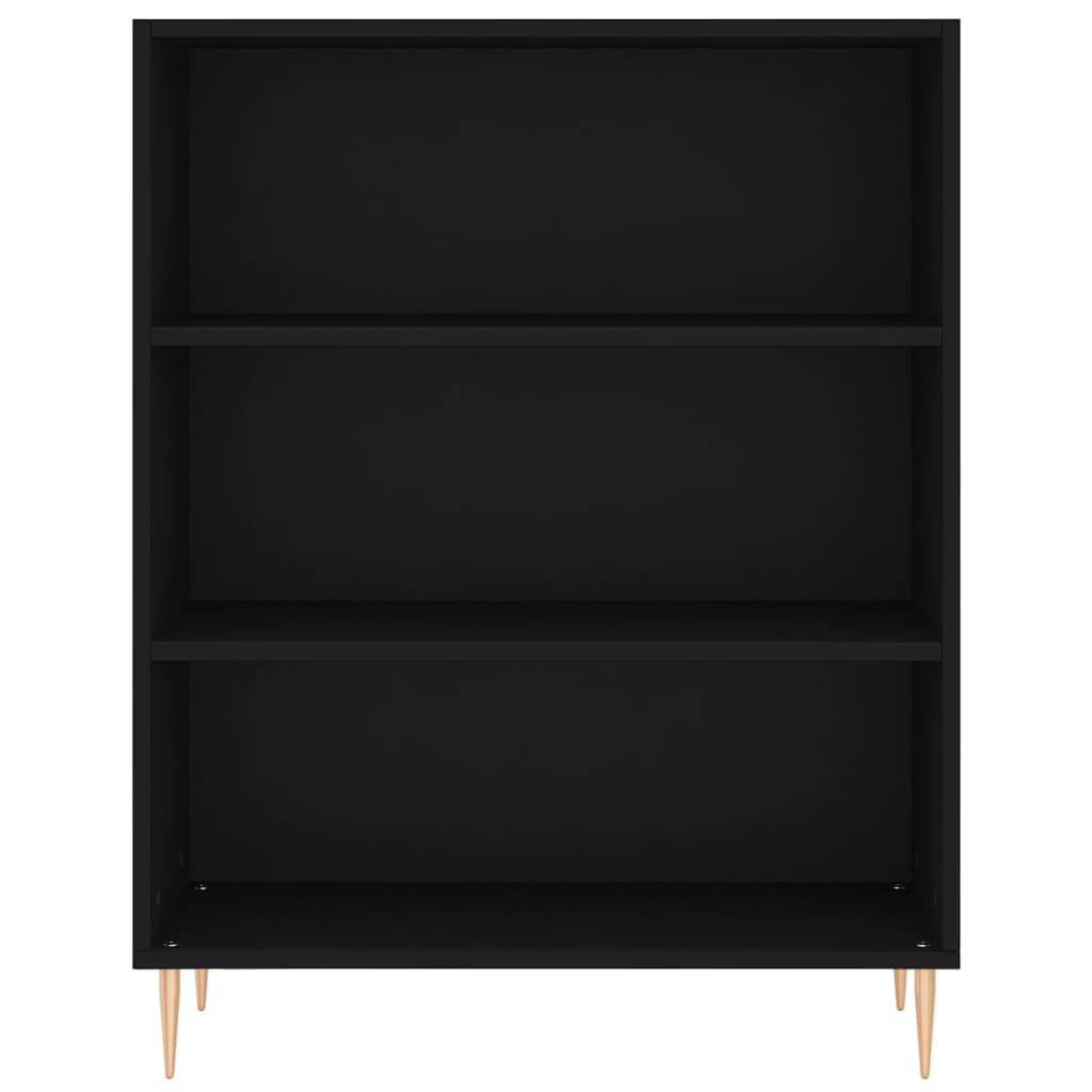 Dulap înalt, negru, 69,5x34x180 cm, lemn compozit GartenMobel Dekor