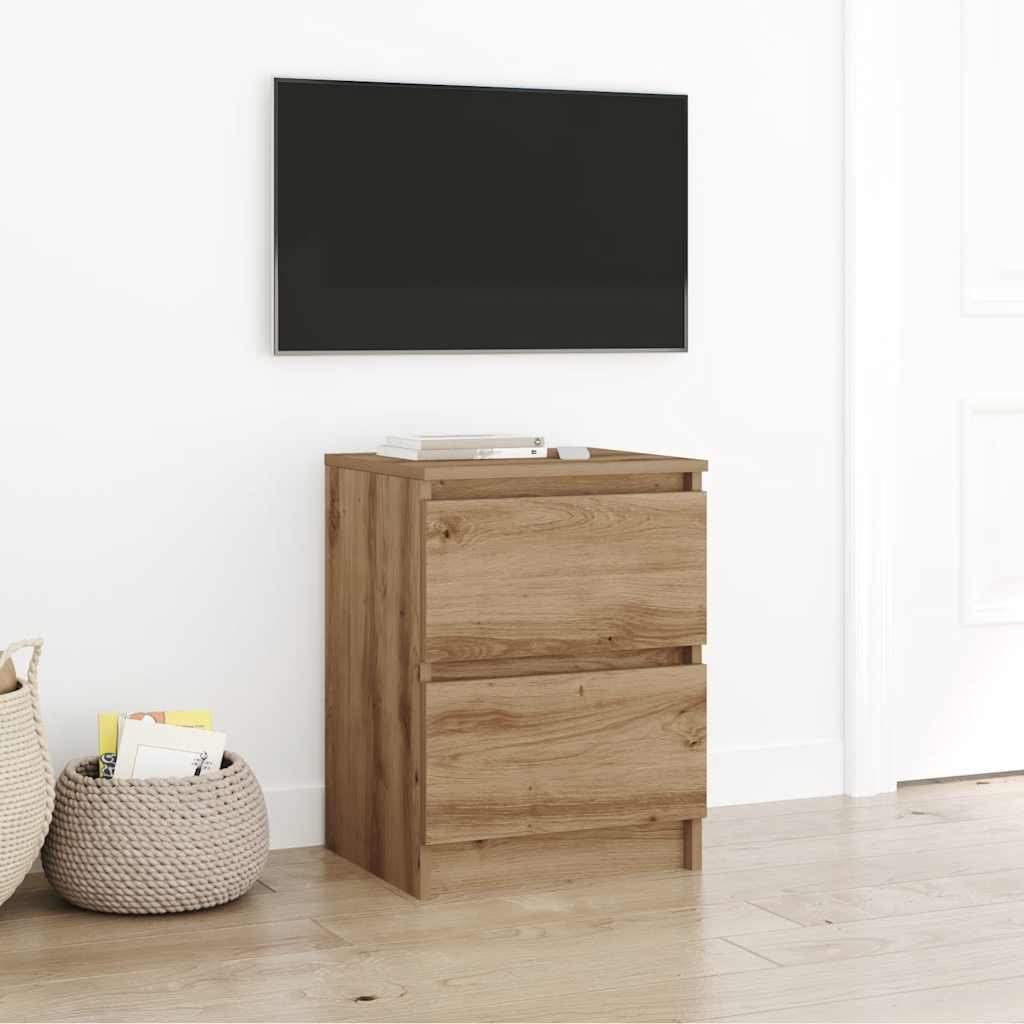 Dulap TV Artisan Stejar 40x35x54 cm Lemn prelucrat GartenMobel Dekor