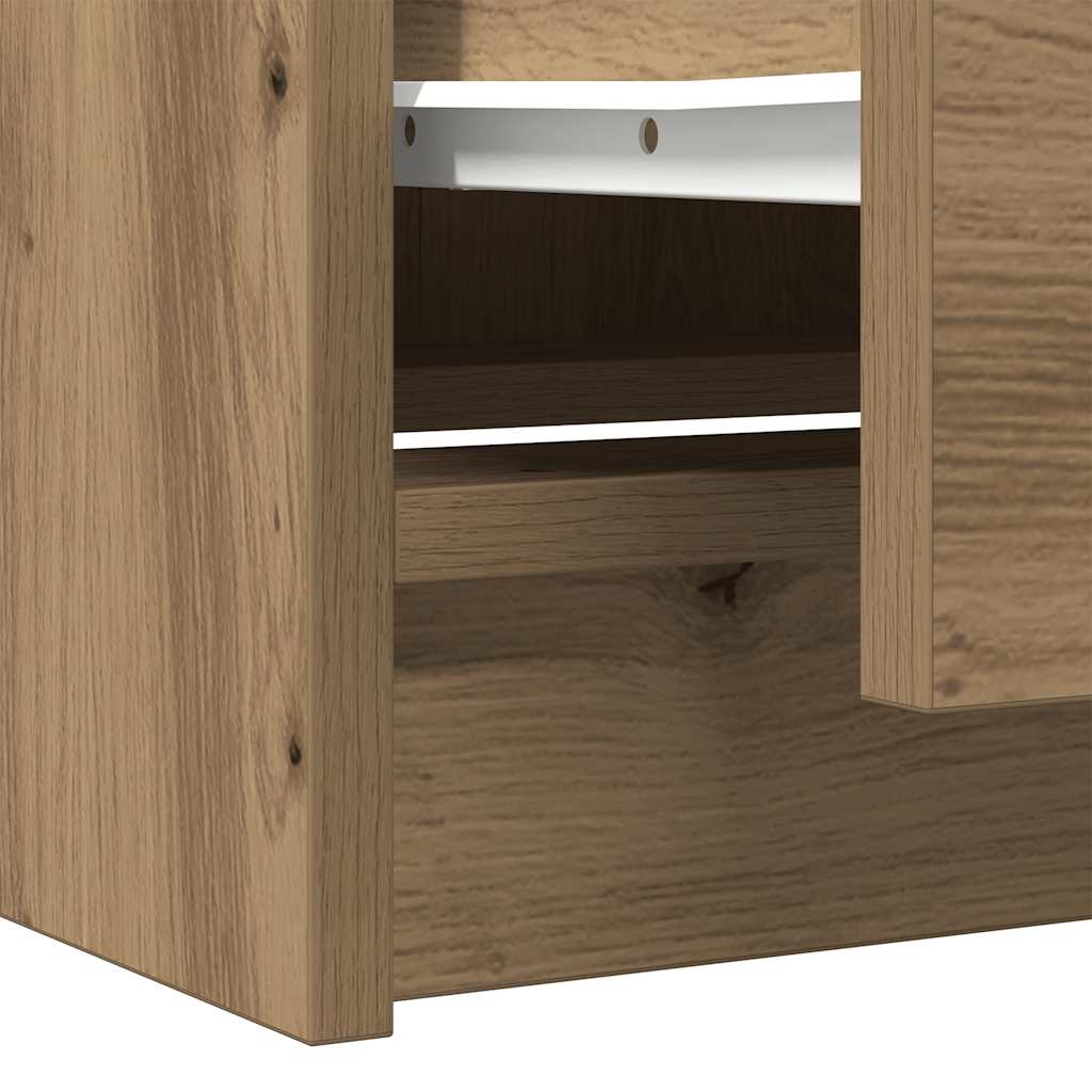 Dulap TV Artisan Stejar 40x35x54 cm Lemn prelucrat GartenMobel Dekor