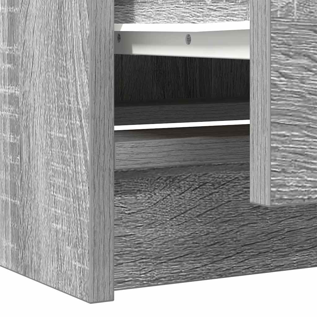Dulap TV Gri Sonoma 40x35x54 cm lemn prelucrat GartenMobel Dekor