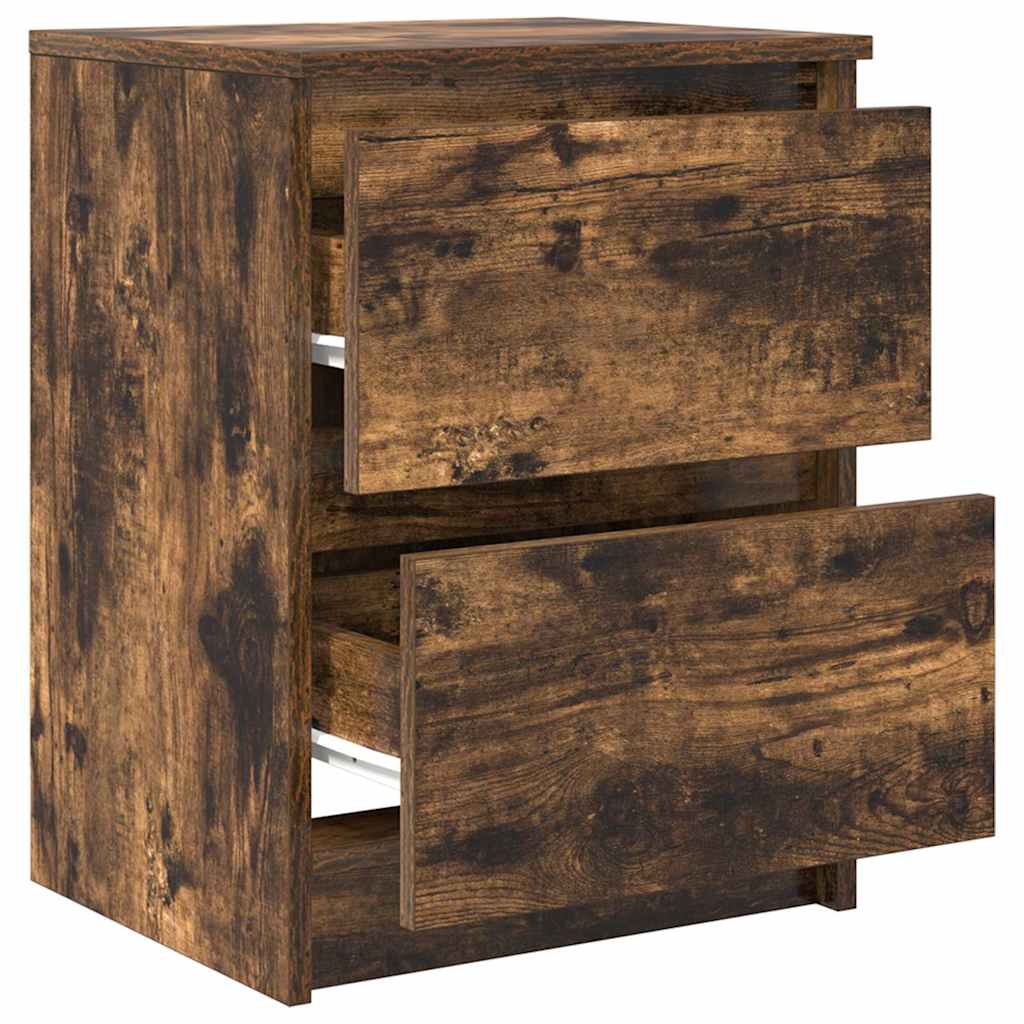 Dulap TV Stejar afumat 40x35x54 cm Lemn prelucrat GartenMobel Dekor