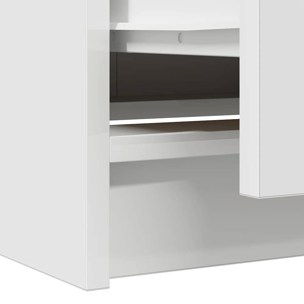 Dulap TV alb 40x35x54 cm lemn prelucrat GartenMobel Dekor