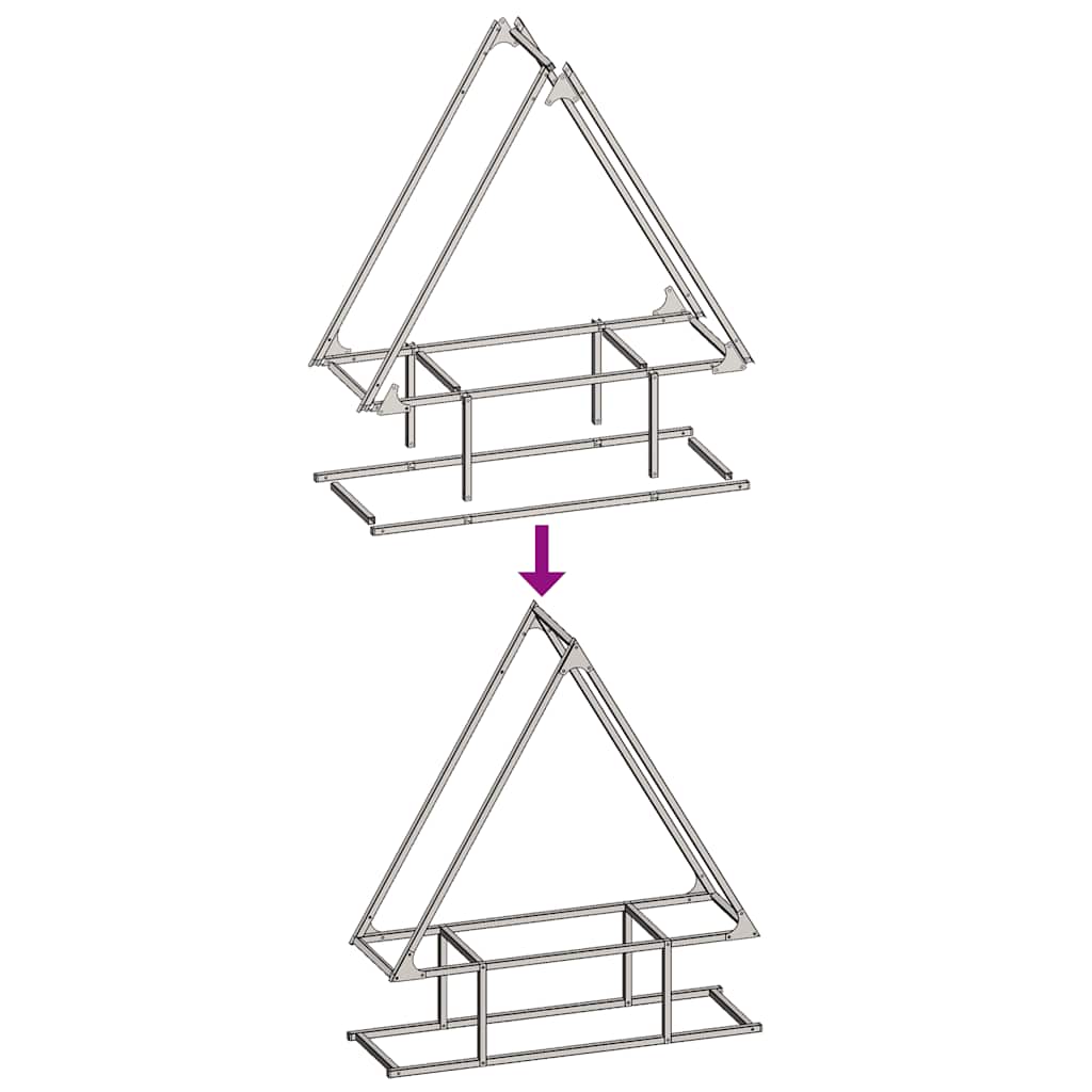 Suport pentru lemne de foc Antracit Oțel laminat la rece GartenMobel Dekor