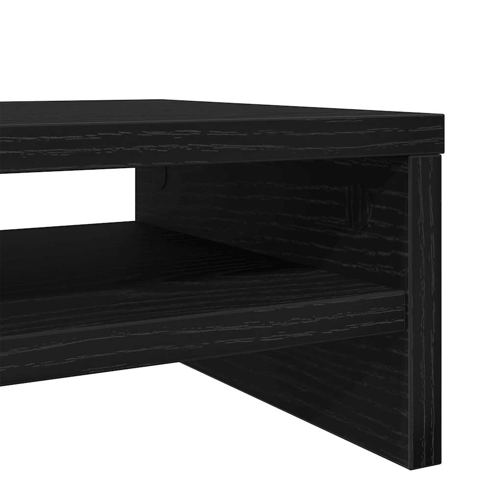 Suport pentru monitor Stejar negru 100x24x13 cm lemn prelucrat GartenMobel Dekor