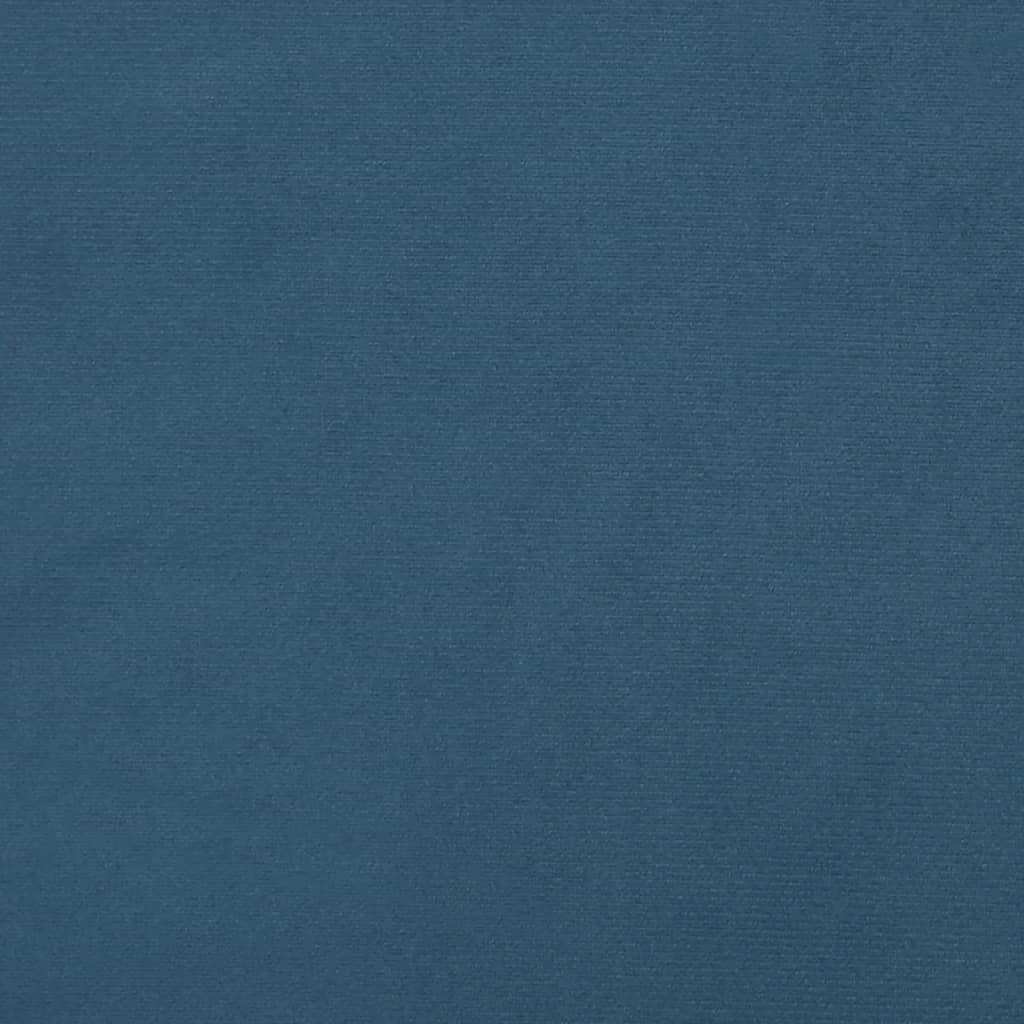 Tăblii de pat, 4 buc, albastru închis, 80x5x78/88 cm, catifea GartenMobel Dekor