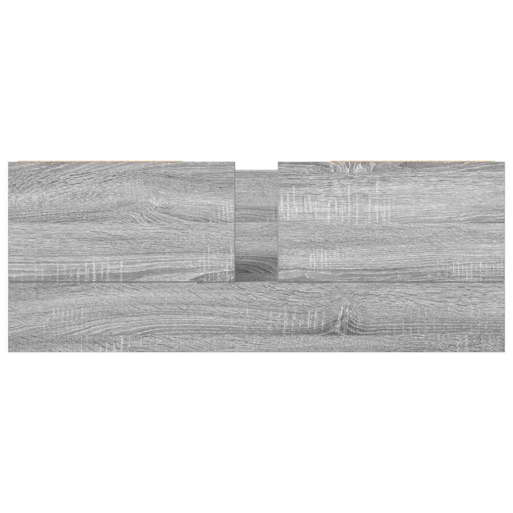 Dulap pentru chiuvetă cu sertare Gri Sonoma 90x34,5x60 cm GartenMobel Dekor