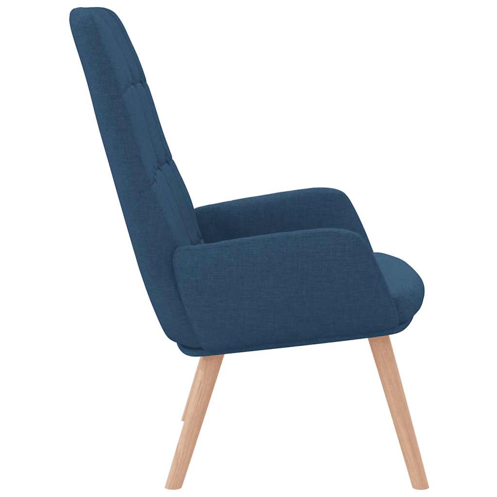 Scaun de relaxare, albastru, material textil GartenMobel Dekor