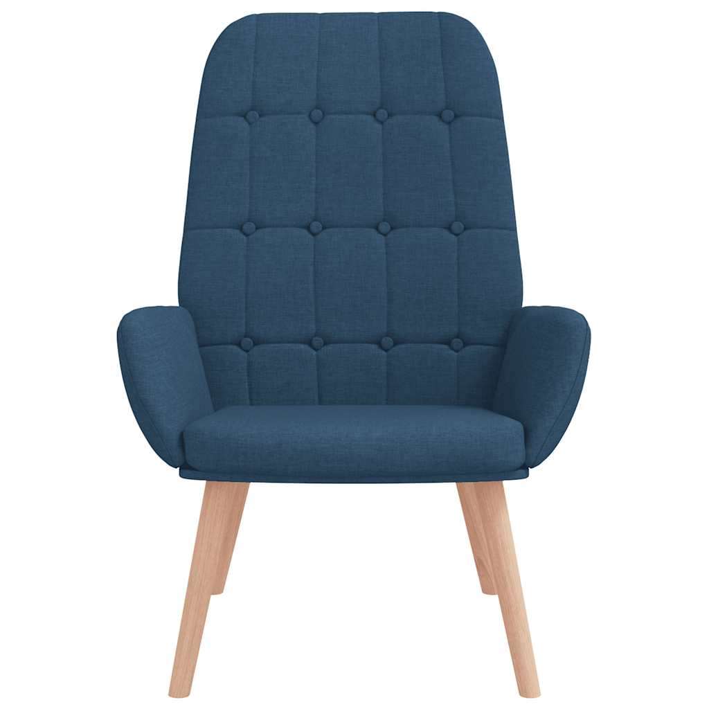 Scaun de relaxare, albastru, material textil GartenMobel Dekor