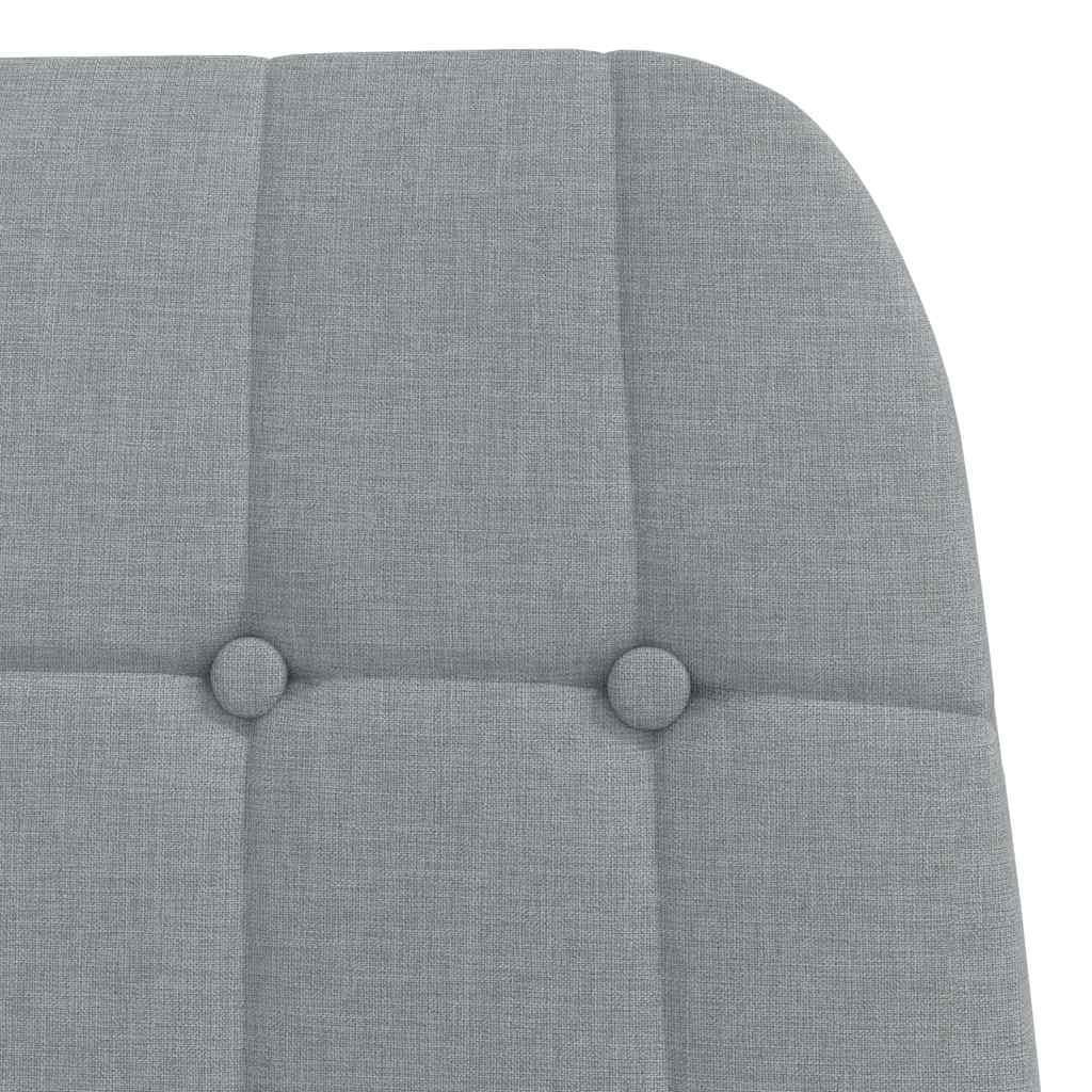 Scaun de relaxare, gri deschis, material textil GartenMobel Dekor