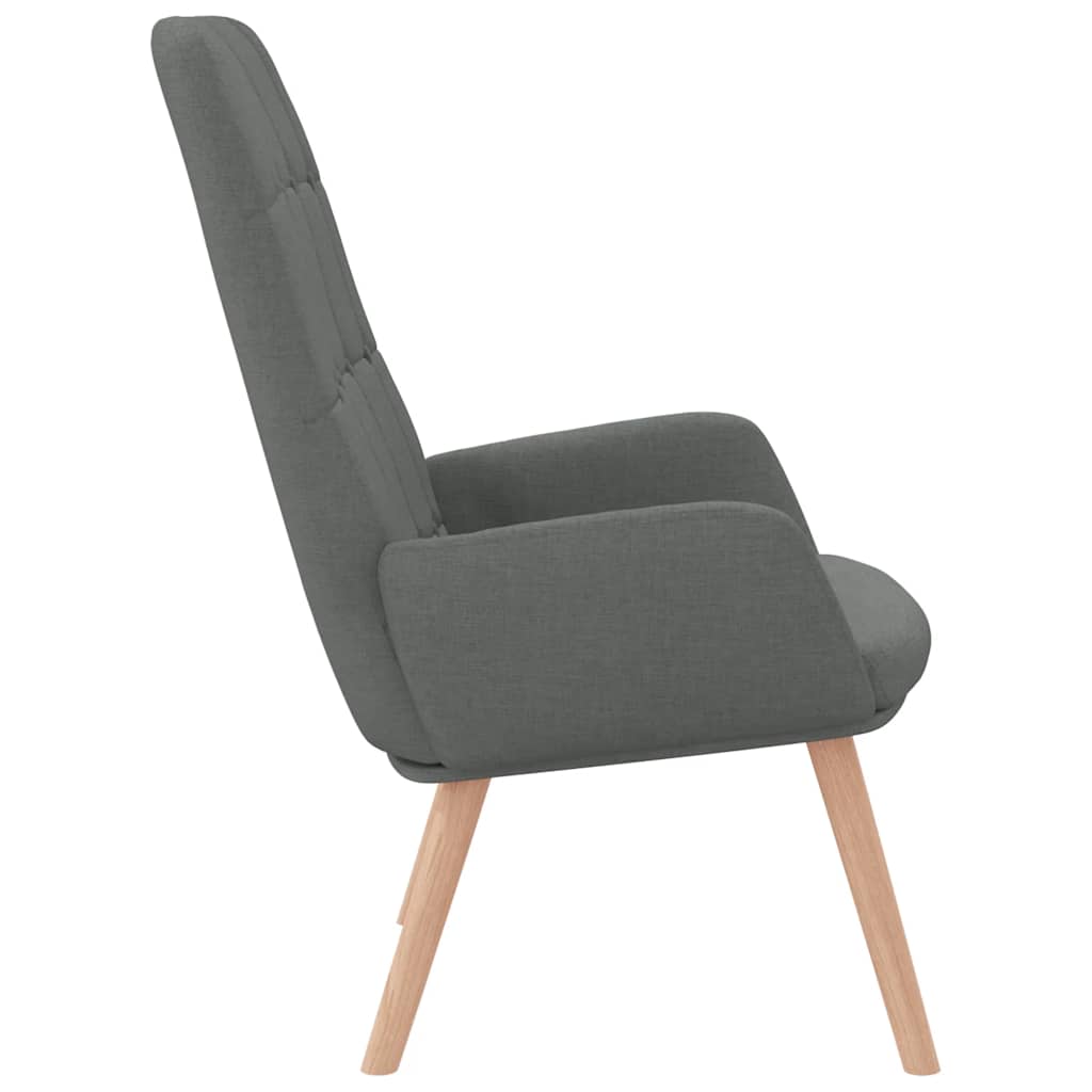 Scaun de relaxare, gri închis, material textil GartenMobel Dekor