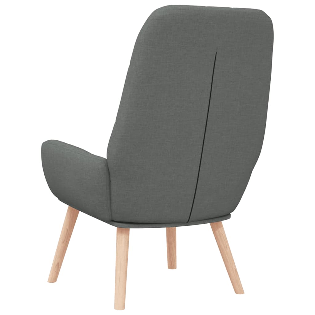 Scaun de relaxare, gri închis, material textil GartenMobel Dekor