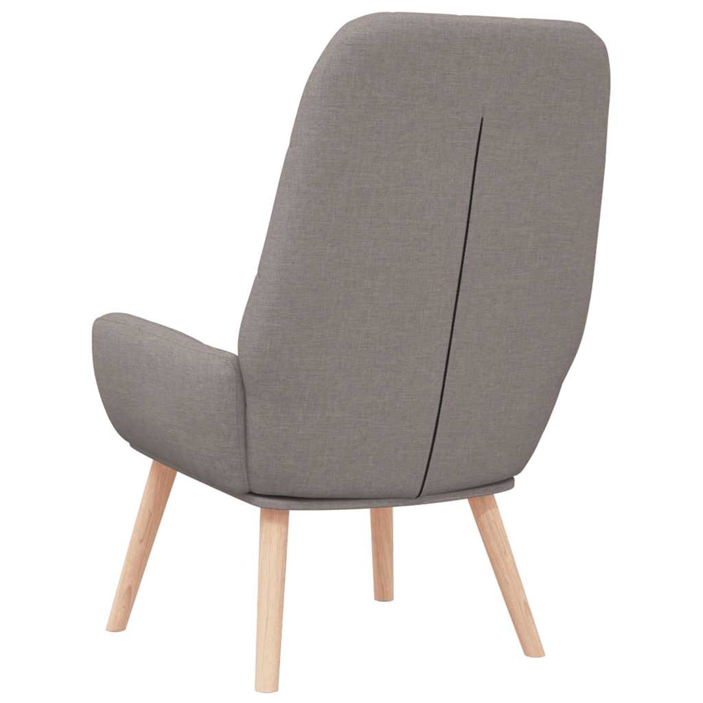 Scaun de relaxare, gri taupe, material textil GartenMobel Dekor
